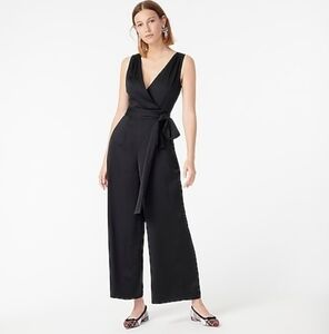 𝅺J Crew Sleeveless V Neck  V Back Jumpsuit